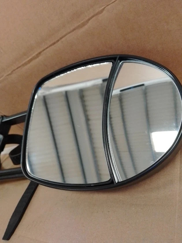 Maypole Deluxe Dual Glass Aero Shaped Extension Towing Mirror Universal Fit New