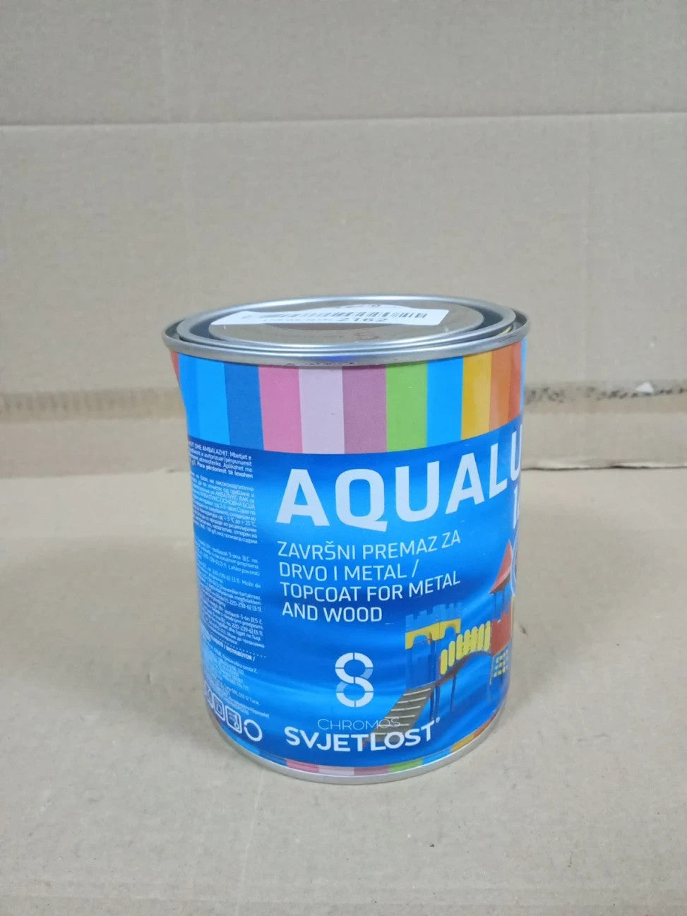 B&S Chromos Svjetlost AQUALUX TOPCOAT Premium Acrylic Finish Coating Wood New