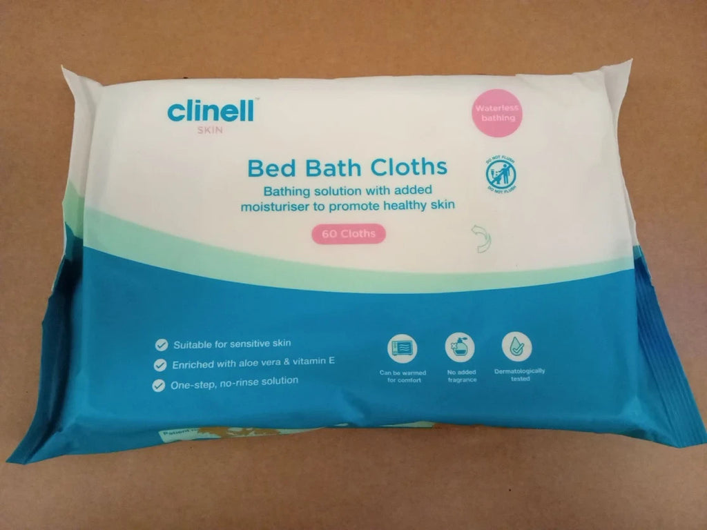 Clinell Skin Body Care Wipes 1 Pack 60 Easy To Use Containing Aloe Vera New