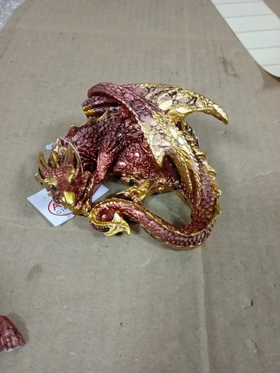 Nemesis Now Aaden Red Golden Resting Dragon Figurine 10.2cm U5289S0
