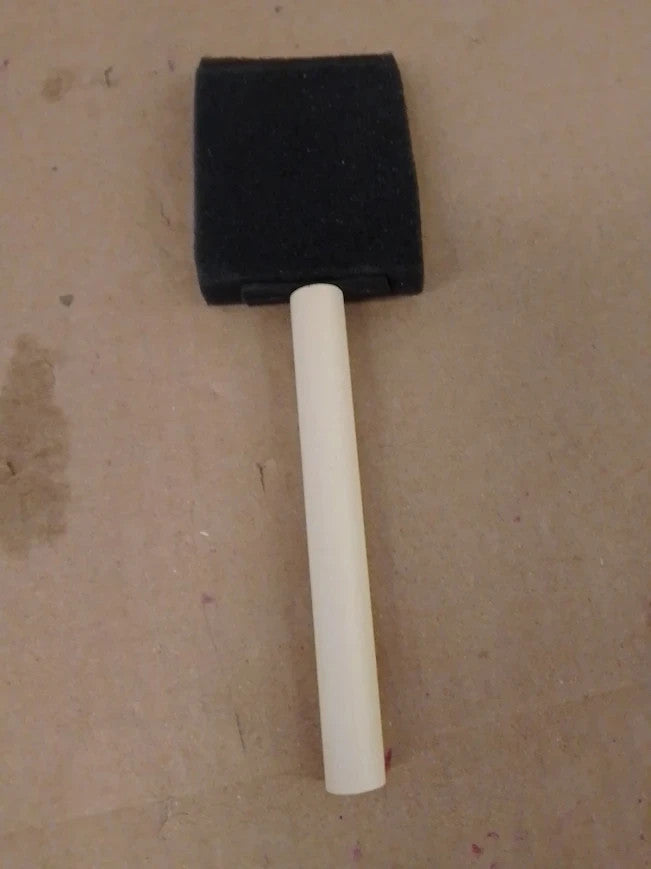 Foam Brushes Applying Dye Paint Stain Varnish Oil To Wood Arts Crafts 3pc