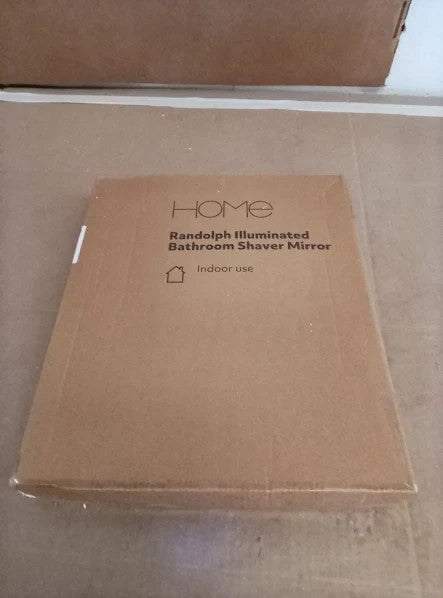Argos Home Randolph 1W LED Bathroom Shaver Mirror 29.5x43.5x4cm New