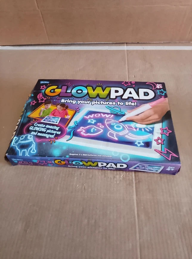 John Adams Glowpad Light Up Drawing Pad Mess Free Arts Crafts Kids Designs 4+