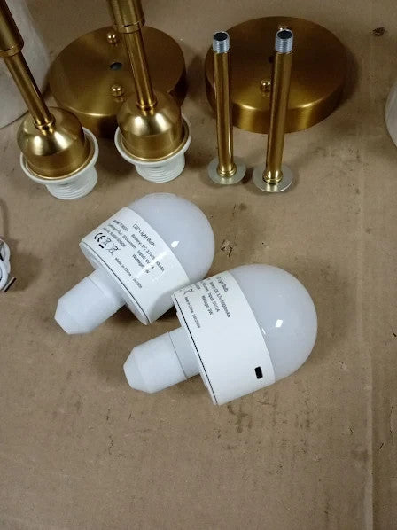 Battery Operated Wall Lights Rechargeable Wireless Sconce 28Lx27.5x19cm New