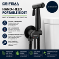 Grifema Hand Held Portable Bidet Attachment Toilet UK Sprayer Set Hot Cold