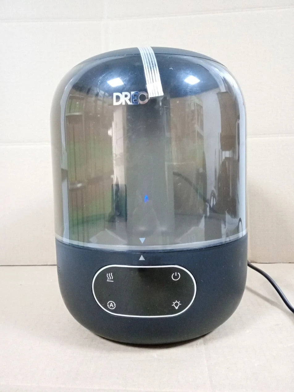 Dreo Humidifier Bedroom Sensor 26dB Quiet Cool Mist Ultrasonic 360° 3L Black