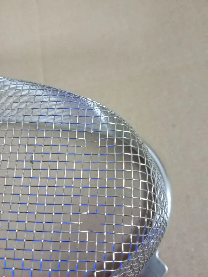 HEMOTON Sink Strainer Basket Triangle Stainless Steel Mesh Drain Filter Silver
