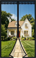 Diker Magnetic Fly Screen Net Doors 120x200cm Insect Protection No Gap New