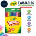 CRAYOLA Twistables Colouring Crayons Multicolor 1 Pack Of 12 Count Age 3+