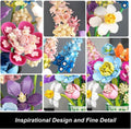 Flowers Bouquet Building Set Rose Botanical Plant Toy Adults 8+ NO VASE New
