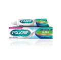 Poligrip Ultra Denture Adhesive Cream Strong All Day Hold Fixative Mint New