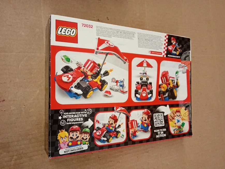 Lego Super Mario Kart Standard Car Toy Set Kids Toad Character Figure 72032 7+