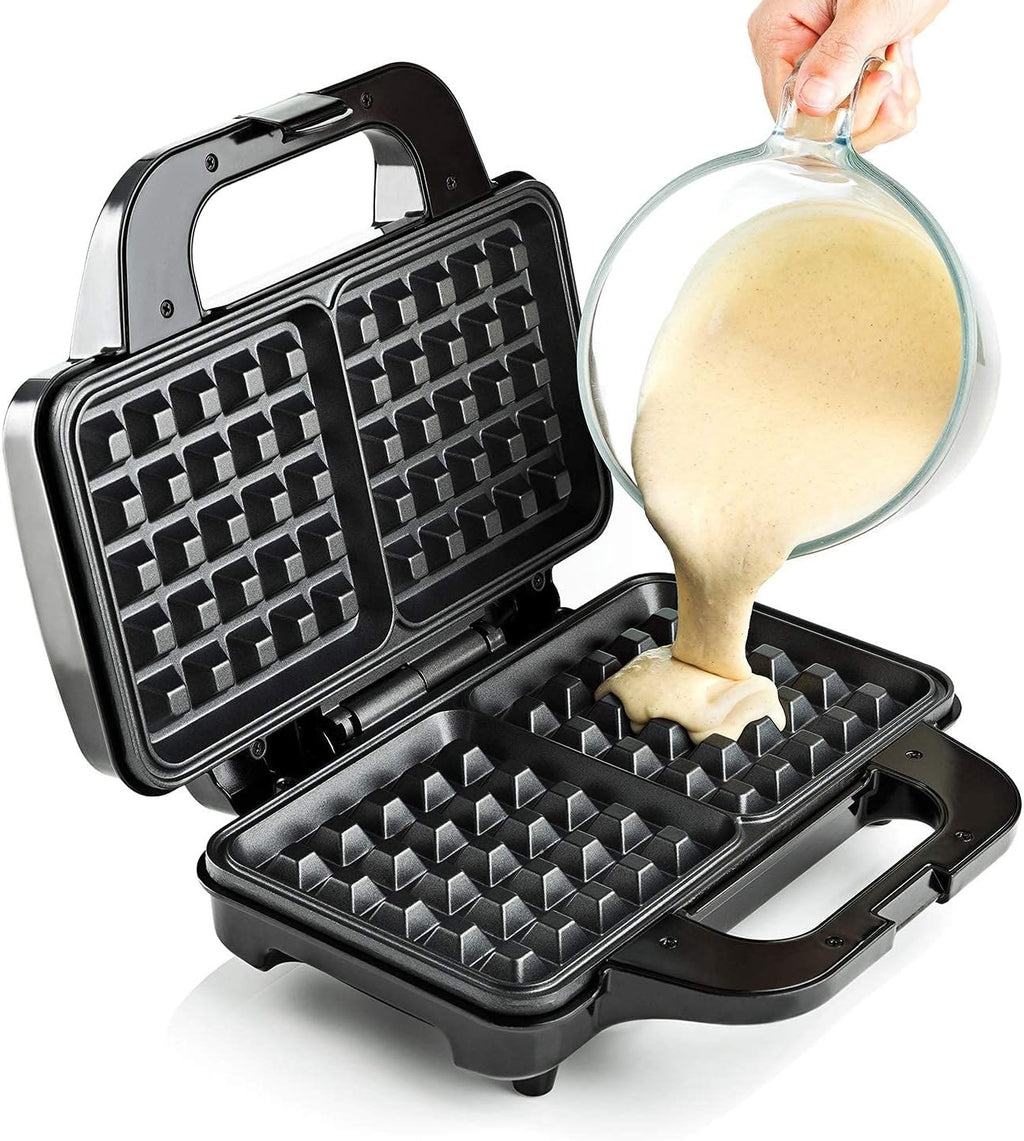 Global Gourmet Square Waffle Maker Iron Machine 1000w Electric Non Stick New