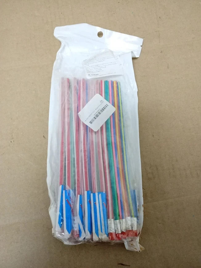 Locisne 35pc Flexible Soft Crayons Magic Bending Pencils Kids School New