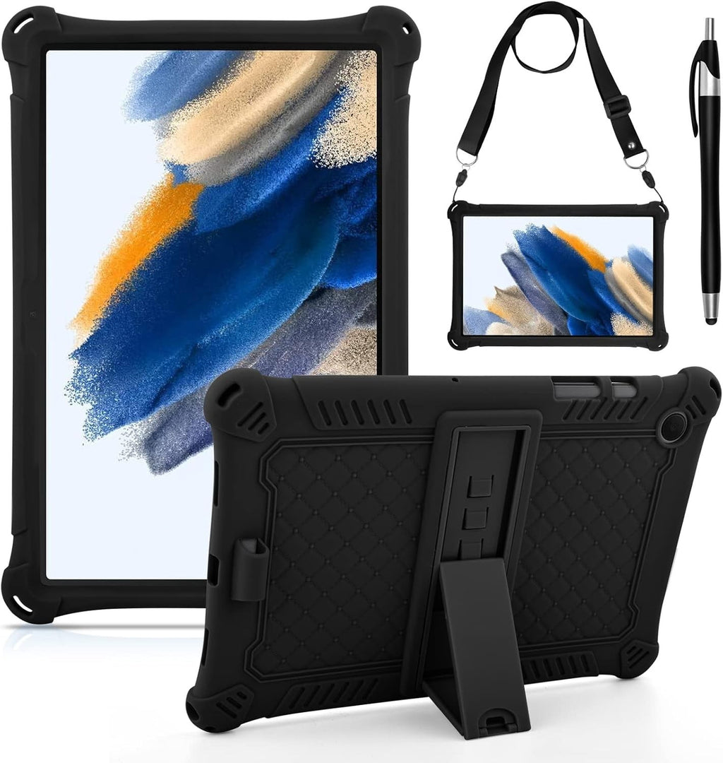 KATUMO Silicone Case Compatible Samsung Galaxy Tab A8 10.5in 2021 2022 Black New