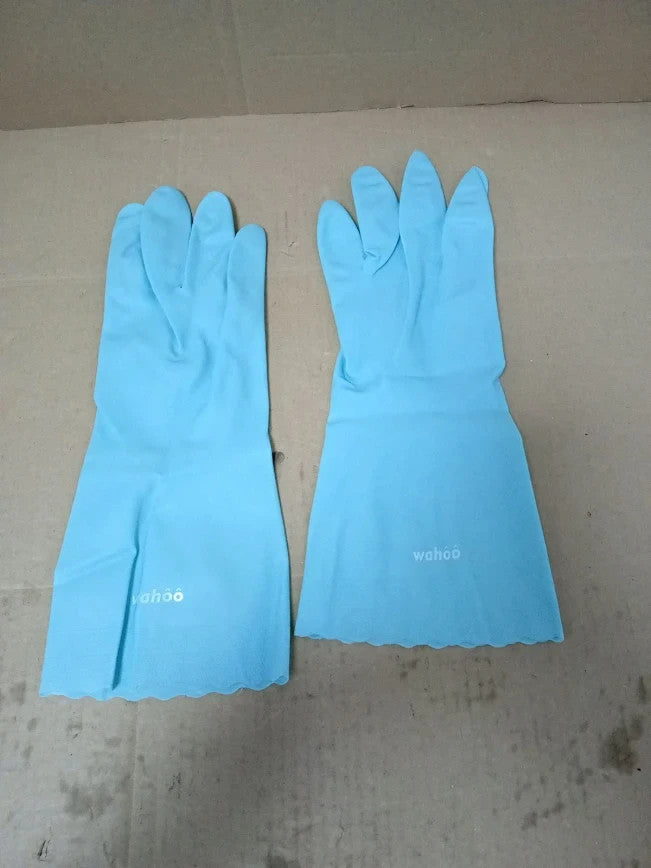 Lanon 3 Pairs Wahoo Skin Friendly Dishwashing Cleaning Gloves Latex Free Medium