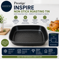 Prestige Inspire Non Stick Tin Deep Roasting Tray Freezer Dishwasher Safe