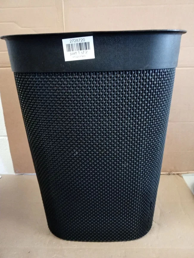Argos Home 50 Litre Capacity Laundry Hamper Black 57x43.5x34.5cm