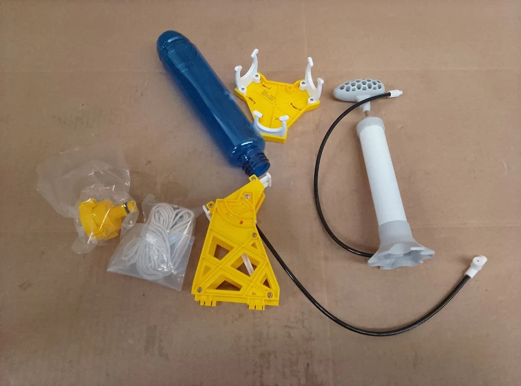 PLAYSTEM Outdoor Water Rocket Physics Learning Kit STEM Toy Kids Boys Girl