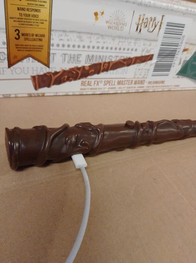 Wow Stuff Hermione Real FX Wand Light Sound Voice Activated Wand 6+ New