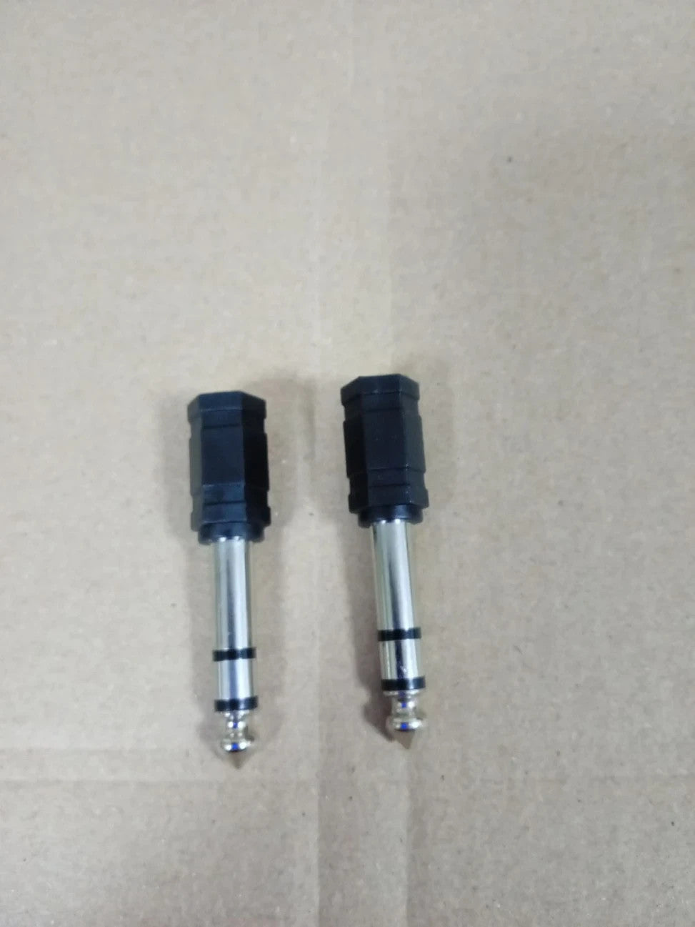 2 Pieces Headphone Jack Adapter 6.35mm Male To 3.5mm Headphone Jack Adapter New