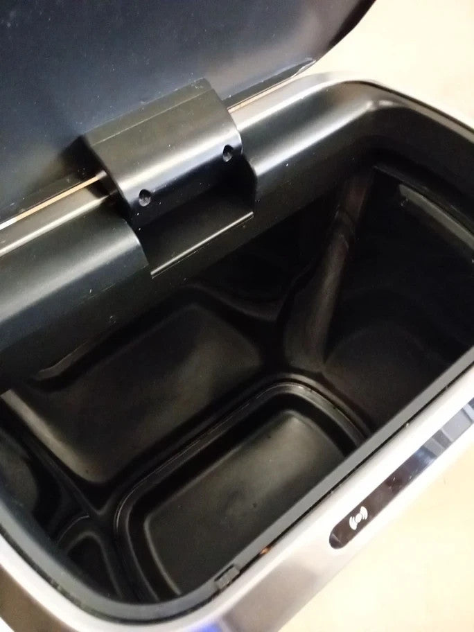 Habitat 50 Litre Brushed Stainless Steel Sensor Bin 62.9x43.2x27.9 Removable Lid