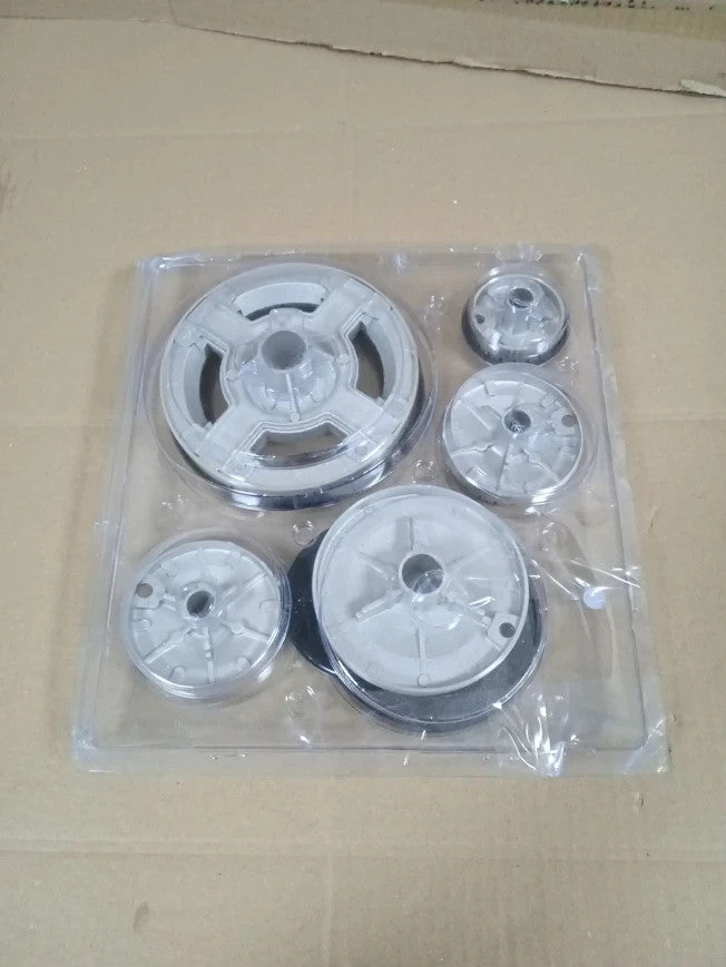 7pc Oven Gas Hob Covers Cooker Hat Set Cooker Burner Cap Flame Lid Kit