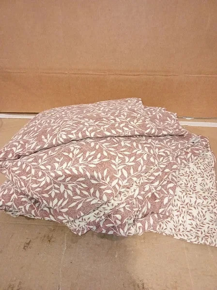 Yard Perrie Leaf Duvet Cover Soft Muslin Cotton Flora Double 200x200x1cm New