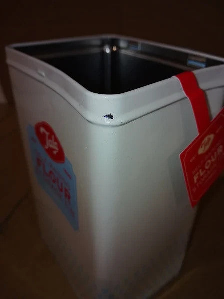 Tala Originals Self Raising Flour Storage Tin Blue Durable 12x9.5x19cm