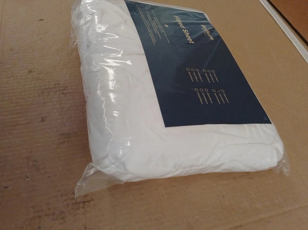 Bedsure Double Fitted Sheet Deep Extra Deep Pocket 16inch Breathable White New