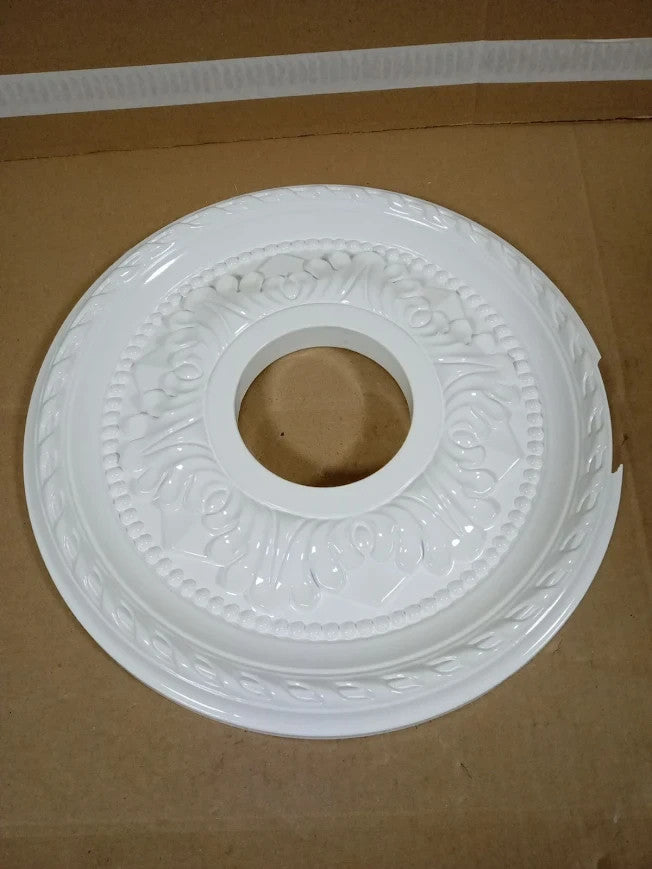 Ceiling Medallion Laundry Room Accessories Decorative PU French Round