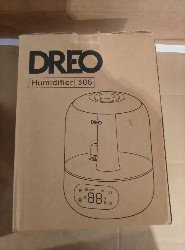 Dreo Ultrasonic Humidifier Quiet Cool Mist Sensor 30H 360° Nozzle Black New