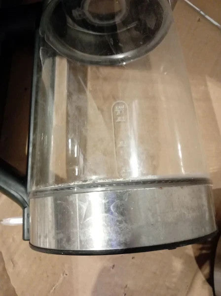 Daewoo 1.7L 3000W Easy Fill Kettle Illuminated Glass Body 360 Swivel Base