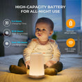 UPXNBOR LED Night Light Touch Lamp Remote RGB Colours USB Rechargeable New