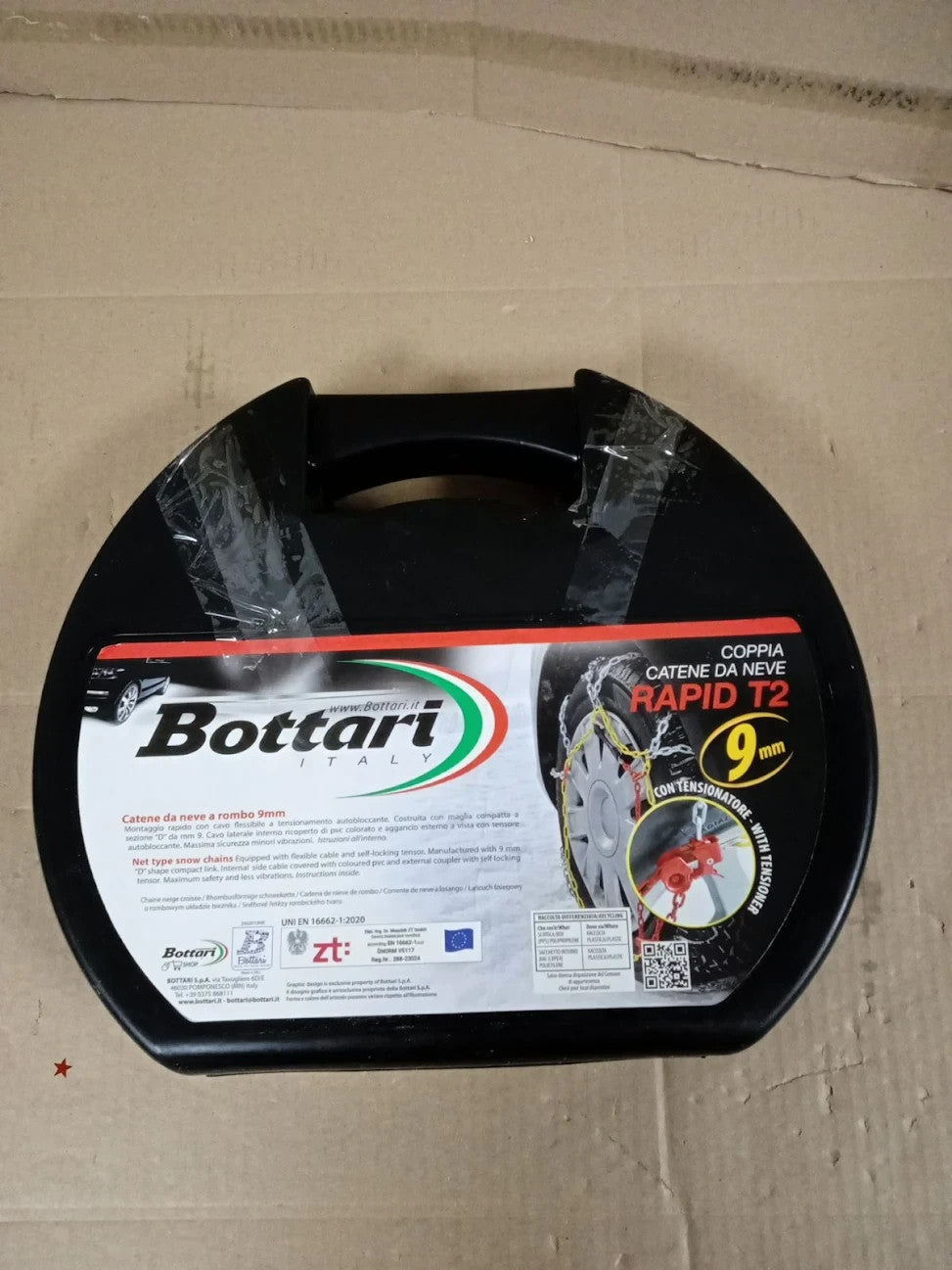 Bottari 18835 Rapid T2 9mm Car Passenger Snow Chains TUV ONORM Approved Size 140