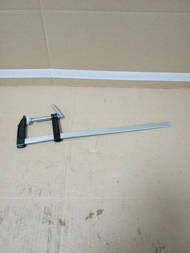 Amtech 50x300mm F Clamp Heavy Duty Cast Iron Heads Soft Jaw Guards Adjustment