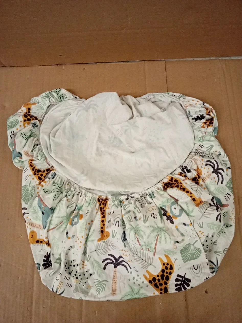 Yoofoss Travel Cot Fitted Sheets 65x95cm Compatible Graco Red Kite Joie 2 Pieces