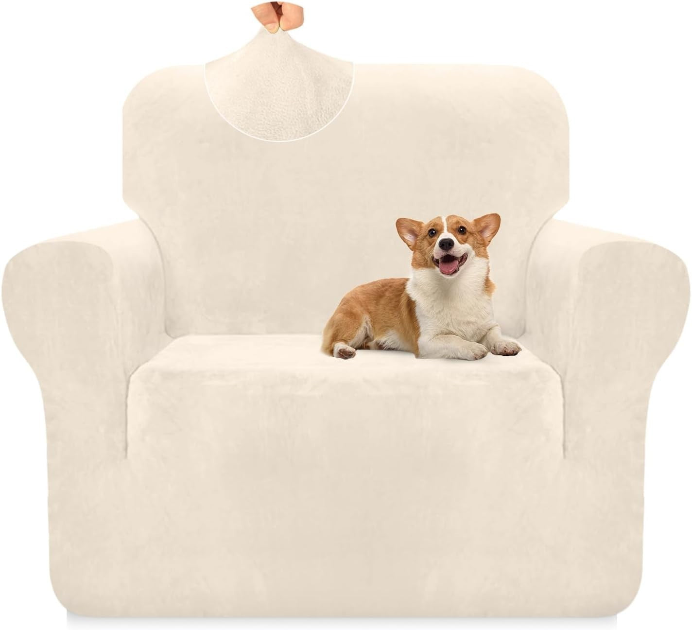 Granbest Premium Thicken Armchair Cover 1 Seater High Stretch 107x120x104cm New