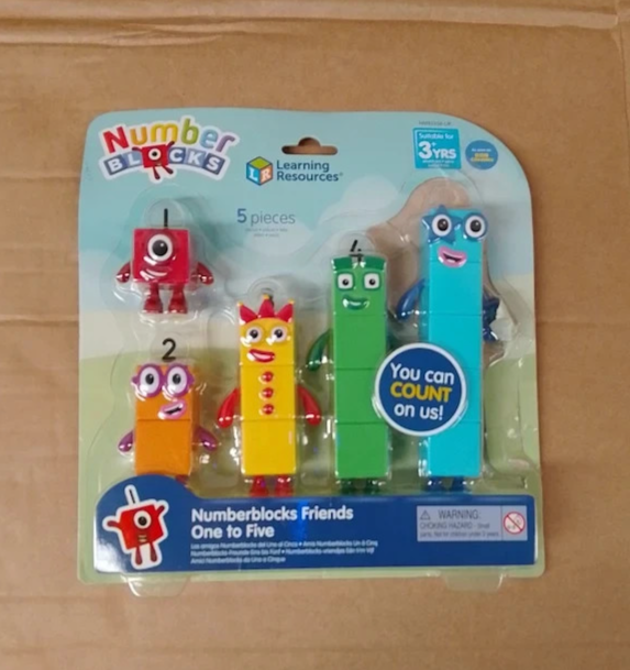 Numberblocks Friends One Two Three Four Five Figures Collectible Learning Toys