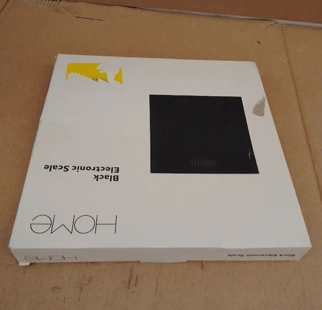 Argos Home Digital Bathroom Scales Black Electronic Weight Quality Durable New