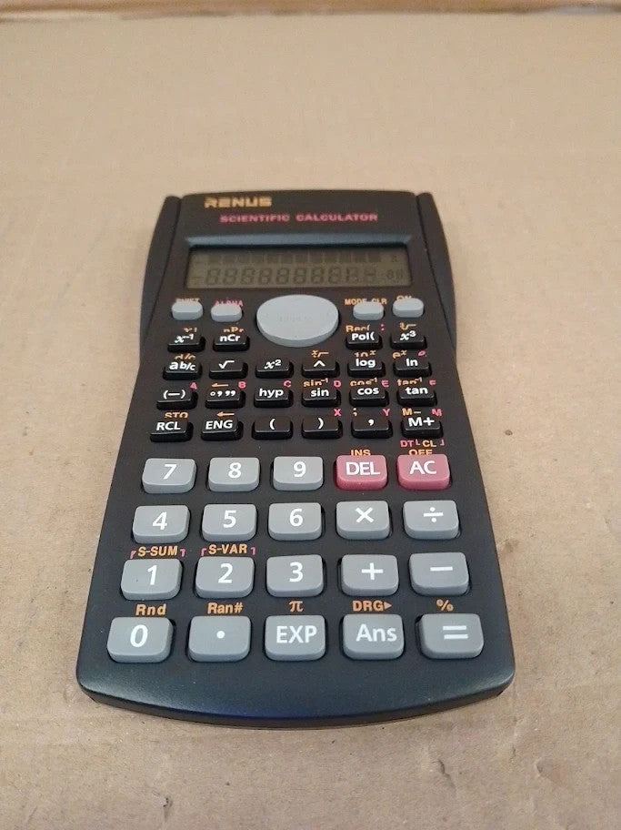 RENUS 2Line Engineering Scientific Calculator Function For Student Teacher New