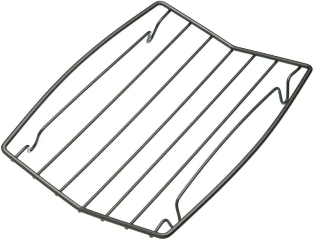 MasterClass V Shaped Roasting Rack Non Stick Carbon Steel Oven Grill 26cm new