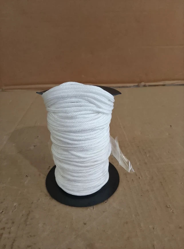 Ipea White Nylon Blind Braid 50m Cord Roman Blinds Valances Shutters Accessories