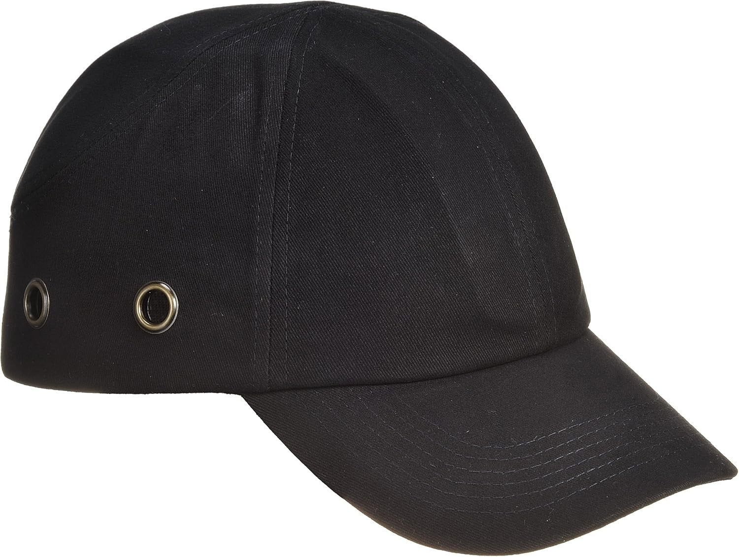 Portwest PW59 Lightweight Safety Work Bump Cap Long Peak Ventilated Black New