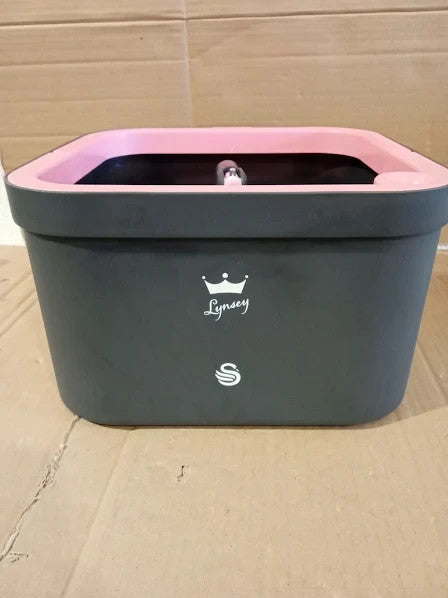 Swan X Lynsey Tvs Queen Of Clean Turbo Spin Mop 2x Pads 31.5x31.5x19cm