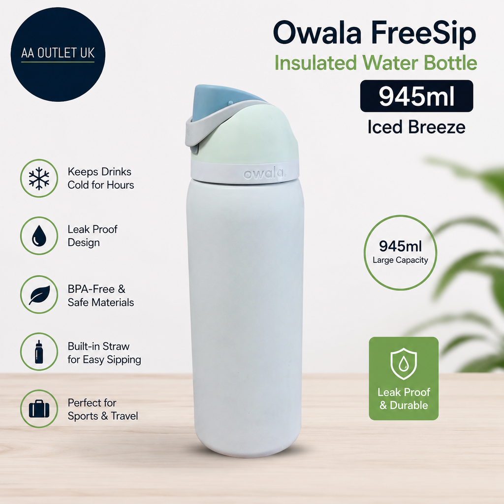 Owala Free Sip Insulated Stainless Steel Water Bottle With Straw Sports Travel