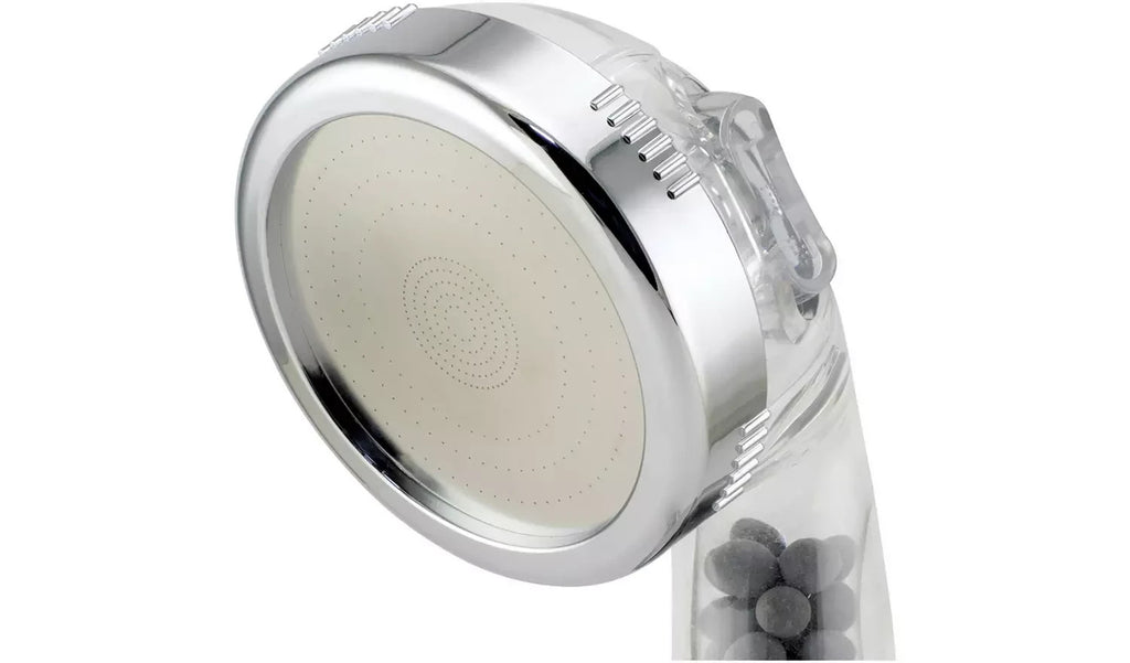 JML 3 Function Pure Shower Head Plus Chrome Bathroom Spray Head Design New