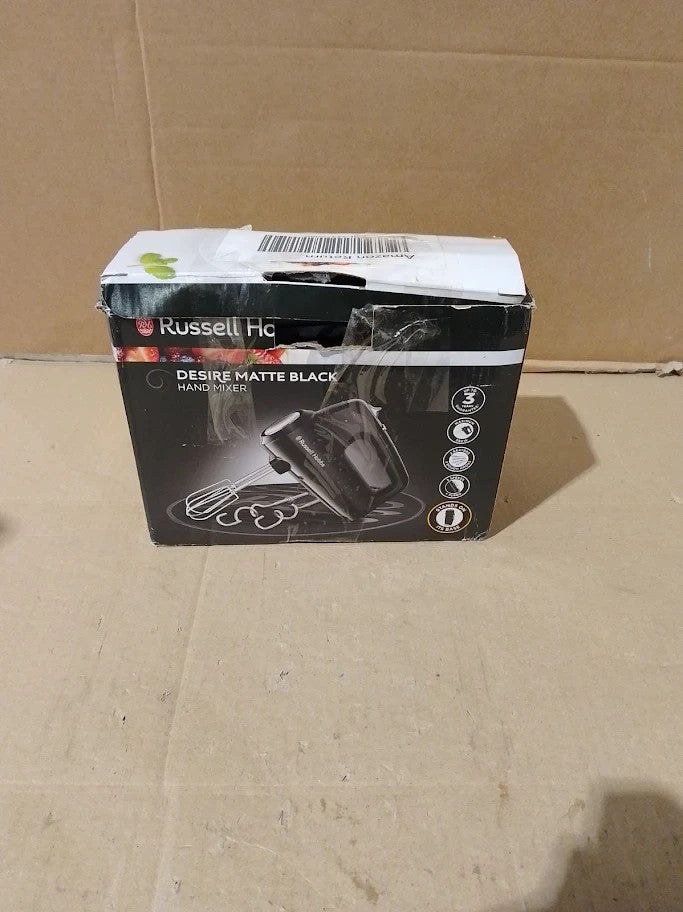 Russell Hobbs Desire Electric Hand Mixer 5 Speeds 2 Beaters 19.6x8.5x15.9cm New