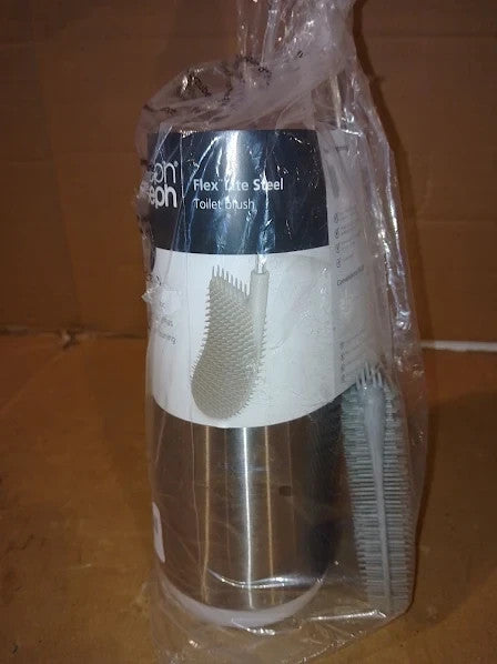 Joseph Joseph Flex Lite Silicone Toilet Brush Slimline 4.92x3.5x16.73in New