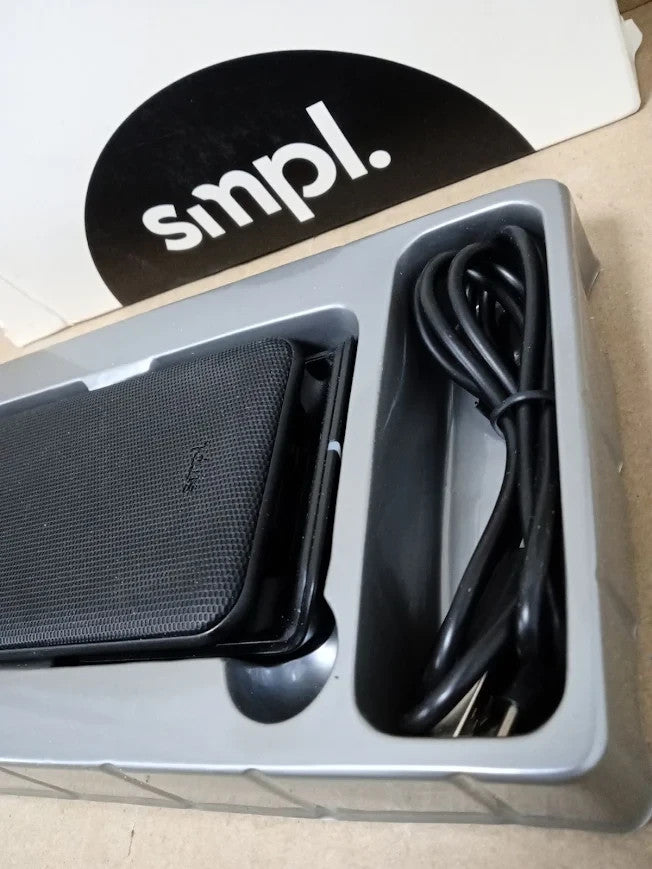 Smpl Fast Wireless Charger Qi Certified 10W Charging Stand Smartphones Black